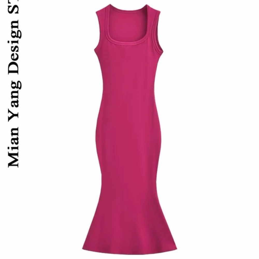 Pink Sleeveless Dress